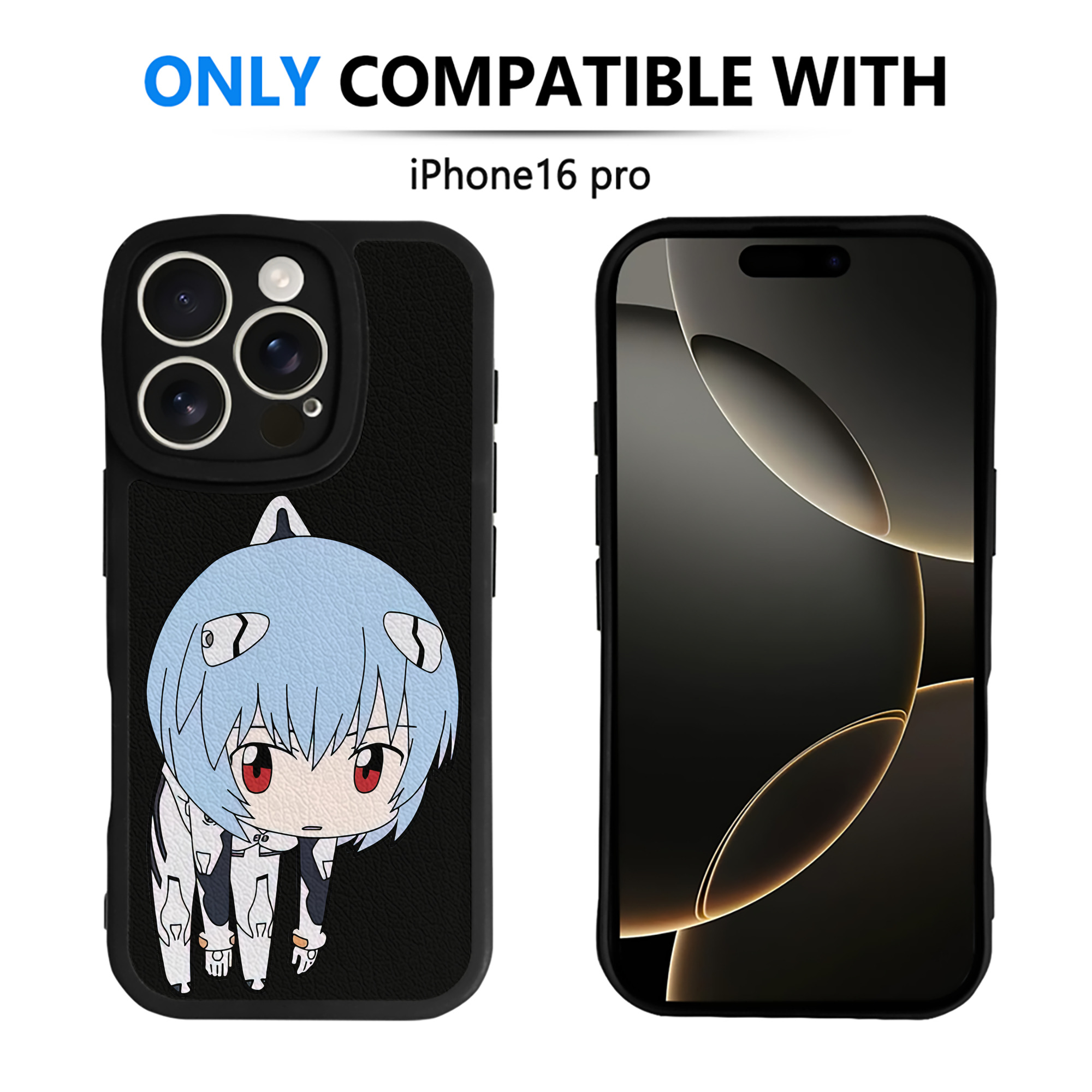 （画像用） EVA 新世紀エヴァンゲリオン 【iPhone 16シリーズ対応】シリコンスマホケース（レザー調） 材質：シリコン